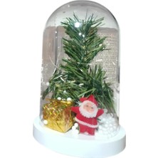 Kumsal Concept LED Işıklı Fanus Içinde Noel Baba Yılbaşı