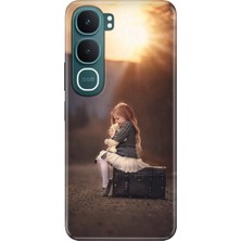 Nurdic Vivo Y31 5g (V2521) Uyumlu Kılıf Silikon Desenli Tam Koruma Resimli Yalnız Çocuk