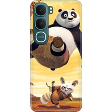 Nurdic Vivo Y31 5g (V2521) Uyumlu Kılıf Silikon Desenli Tam Koruma Resimli Kungfu Panda