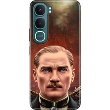 Nurdic Vivo Y31 5g (V2521) Uyumlu Kılıf Resimli Desenli Silikon Asil Atatürk