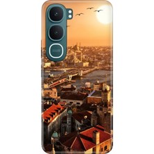 Nurdic Vivo Y31 5g (V2521) Uyumlu Kılıf 0.4mm Lazer Kesim Silikon Kapak Galata