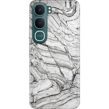 Nurdic Vivo Y31 5g (V2521) Uyumlu Kılıf Silikon Desenli Tam Koruma Resimli Sena Mermer