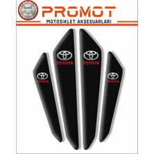 Rebon Moto Design Toyota Araba Kapı Kolu Sticker 3D Oto Sticker
