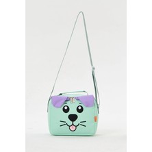 Roxbros Mint Köpek Figürlü Termal Beslenme Çantası Mint - Isı Yalıtımlı Kız & Erkek Çocuk Kreş Anaokulu Ilkokul