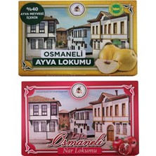 Lefke Osmaneli Ayva ve Nar Lokumu 400 Gr. x 2