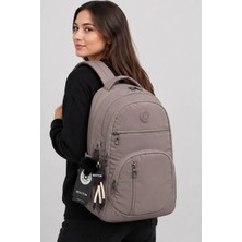 Bevitton Su Geçirmez Kumaş Okul Çantası Unisex Vizon Okul Sırt Çantası 1700