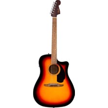Fender California Standard Redondo Ce 3 Ton Sunburst Elektro Akustik Gitar