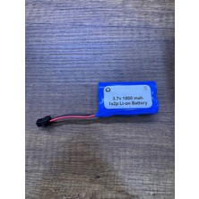 Magicway Uzaktan Kumandalı Araba Pili – 3.7V 1800 Mah Yüksek Kapasiteli Batarya- Şarj Edilebilir Oyuncak Pili (Siyah Soket)