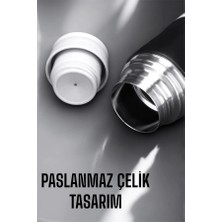 Uravas Store 500 ml Kapasiteli Taşınabilir Basınçlı Termos Seti Günlük Kullanım Için Ideal