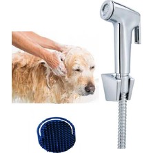 Uravas Store Sprey El Duşu Kedi Köpek Yıkama Tabancası Seti ve Kedi Köpek Yıkama Tarağı