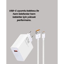 Uravas Store 67W Güçlü Şarj Adaptörü ve Turbo Kablo Uzun Ömürlü Dayanıklı Tasarım