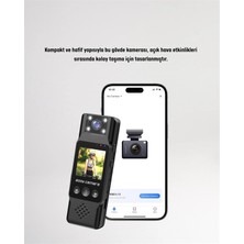 Uravas Store Wifi Özellikli Taşınabilir Kamera – 1.3” Tft Ekran, 3mp Fotoğraf, 128GB Kart Desteği
