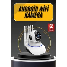 Uravas Store Akıllı Gece Görüşlü Sensörlü Wifi Kamera Telefondan Takip Edilebilir