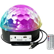 Uravas Store Kumandalı Kristal LED Rgb Disko Topu