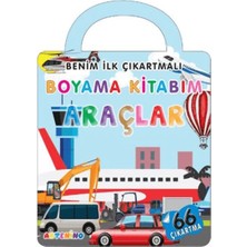 Uravas Store Benim Ilk Çıkartmalı Boyama Kitabım - Araçlar