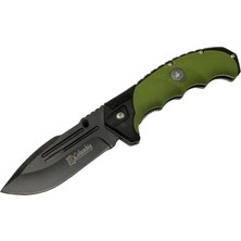Uravas Store Columbia FST4008-B Oluklu Siyah Kamp Çakı 22 cm - Otomatik