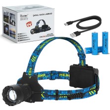 Uravas Store Cree P360 12.000 Lümen Şarjlı Kafa Lambası WT-627