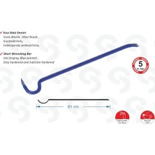 Uravas Store Sait Demirci Sk 6000 Kısa Sökü Demiri - 1200 Gr, 61CM