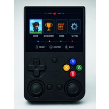 Uravas Store Retro Oyun Konsolu Çift Analog Joystick 64GB Hafızalı Taşınabilir El Konsolu
