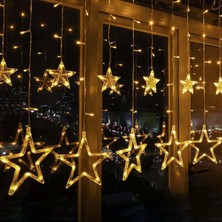 Uravas Store 138 Ledli Yıldız Perde Işık 3 Metre