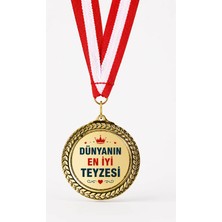 Lili Hediyelik Dünyanın En Iyi Teyzesi 10'lu Madalya - Madalya Yaptırma, Altın Renkli Madalya, Başarı Madalyaları, Kişiye Özel Madalya