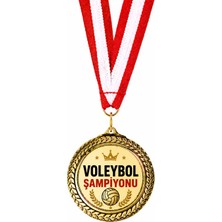Lili Hediyelik Voleybol Şampiyonu 10'lu Madalya - Madalya Yaptırma, Altın Renkli Madalya, Başarı Madalyaları, Kişiye Özel Madalya