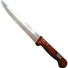Uravas Store Çetintaş Bursa Kurban ve Kasap Bıçağı No:3, 18 Cm, Ahşap Gül Sap