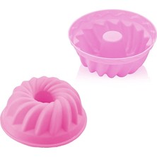 Uravas Store Silikon Göbekli Muffin Cupcake Kalıbı - Sürekli Kullanım Muffin Kek Kalıbı 6 Adet