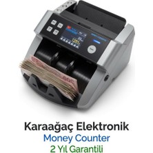 Karaağaç Elektronik Money Counter Türk Lirası Karışık Para Sayma Makinesi