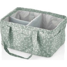 NW NessiWorld Katlamalı Anne & Bebek Organizer 795 Yeşil Çiçek