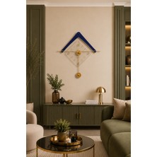 Bablo Astralux Modern Sessiz Mekanizma Sarkaçlı Camlı Metal Gövde G75 x Y75 cm