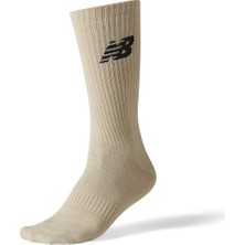 New Balance Unisex Bej Günlük Stil Çorap SOA04-OFF