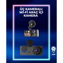 Uravas Store 1080P Ön + 720P Arka & Iç Kamera – Suya Dayanıklı Araç Güvenlik Kamerası