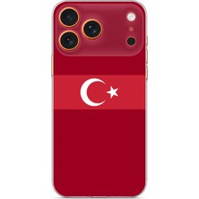 TechTree iPhone 17 Pro Max Uyumlu Türk Milli Takım Kırmızı Forma Baskılı Silikon Kılıf