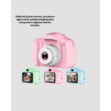 Uravas Store Çocuklar Için Mini Dijital Kamera – 1080P Hd, 2.0 Inç Ekran, Komik Filtreli ve Şarjlı