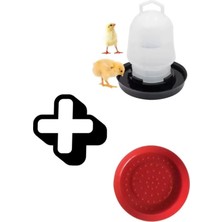 Uravas Store Civciv Suluk 0,75 ml Kaliteli Plastik + Tabak Yemlik