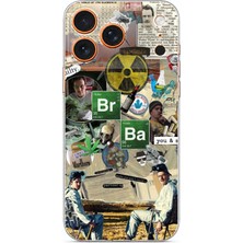 TechTree iPhone 17 Pro Max Uyumlu Breaking Bad Kolaj Baskılı Silikon Kılıf