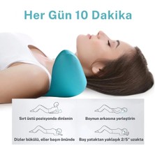 Uravas Store Boyun ve Omuz Gevşetici, Servikal Traksiyon Cihazı Akupunktur Boyun Omuz Sırt Desteği Masaj Yastığı, Boyun Sedye Masajı