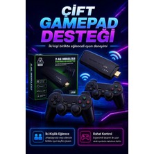 Uravas Store 2.4g Kablosuz Gamepadli Mini Oyun Konsolu HDMI Destekli Retro Oyun Cihazı Seti