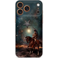 TechTree iPhone 17 Pro Max Uyumlu Atatürk At Üstünde Zafer Baskılı Silikon Kılıf
