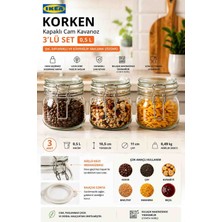 Ikea 0.5 L  Sızdırmaz Paslanmaz  Kavanoz