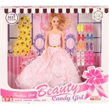 Uravas Store 207 Ayakkabı Setli Candy Girl Bebek - Stokta Olan Model Gönderilir