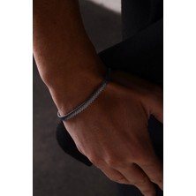 Ricco Jewellery 925 Ayar Gümüş Old Money Italyan Iri Popcorn Bileklik