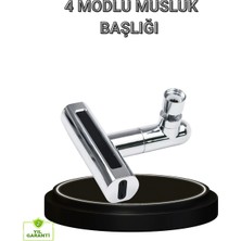 Uravas Store 4 Fonksiyonlu Musluk Başlığı 360 Derece Dönebilen ve Su Tasarruflu