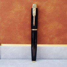 Uravas Store Metal Siyah Roller Tükenmez Kalem