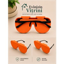 Evinizin Vitrini Silikon Gözlük Kılıfı - Gözlük Kabı - Çizilmeye Karşı Koruyucu Esnek Kılıf