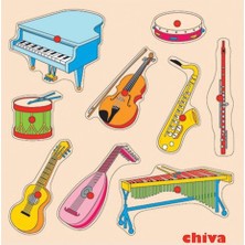 Uravas Store 1004-CS , Müzik Aletleri Ahşap Puzzle