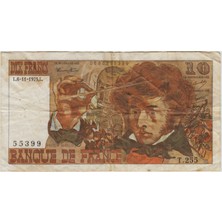 Banknoting Fransa 10 Frank 1975 Çok Temiz.