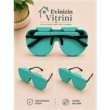 Evinizin Vitrini Silikon Gözlük Kılıfı - Gözlük Kabı - Çizilmeye Karşı Koruyucu Esnek Kılıf