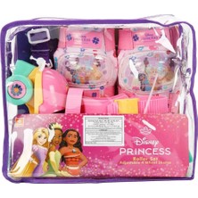 Uravas Store Disney Prensesler Çantalı 4 Tekerlekli Ayarlanabilir Paten Seti S01028823
